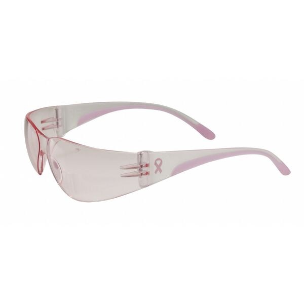 Safety Glasses, Wraparound Clear Polycarbonate Lens, Anti-Fog, Scratch-Resistant