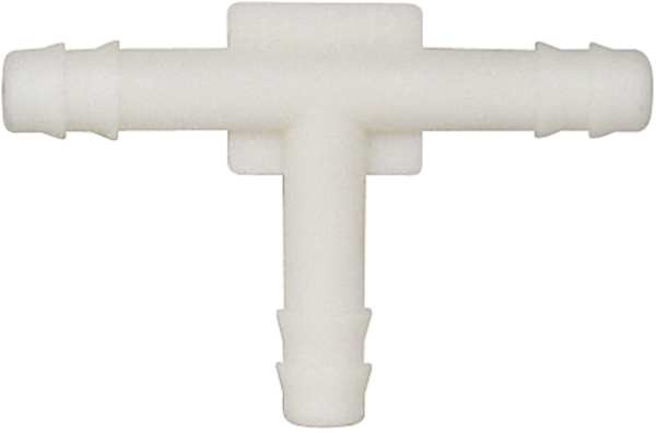 Tee Vacuum Connector, 3/16 In, Nylon, PK25