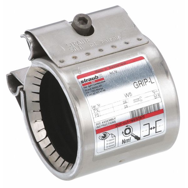 Pipe Coupling, 1 Bolt, 232 psi, 1