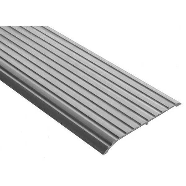 Threshold, Fluted Top, 4 ft., Aluminum Mill