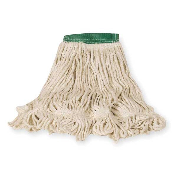 5in String Wet Mop, 16oz Dry Wt, Side Gate Connect, Loop-End, White, Cotton/Synthetic, FGD25206WH00