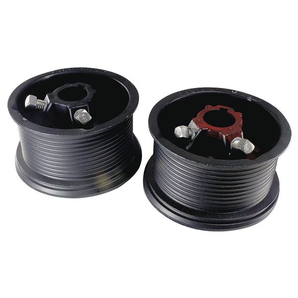 High Lift Drum, 4 In Coated, Keyed, PK2