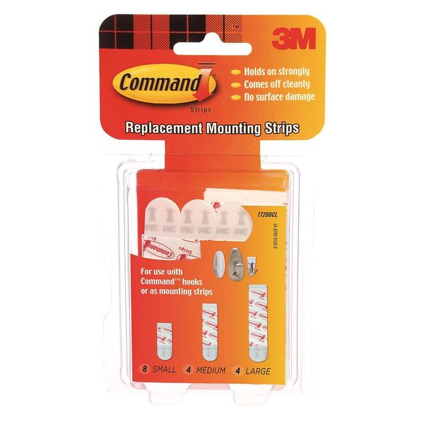 Assorted Replacement Strip, Foam, PK16