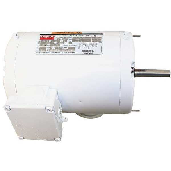 Washdown Motor, PSC, TEAO, 1/2 HP, 1700 rpm