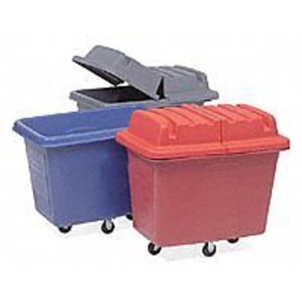 Cube Truck Lid, Black, Hinged, 8-1/2inH