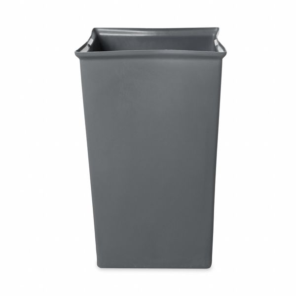 35-1/2 gal 18 1/4 in W, 29 in H, Gray