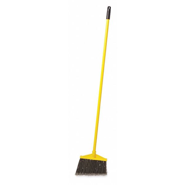 11 Sweep Face Angle Broom, Synthetic, Gray, 46-7/8
