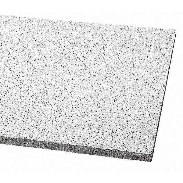 Fine Fissured Ceiling Tile, 24 in W x 24 in L, 12 PK