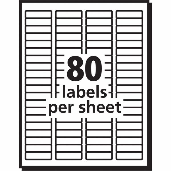 AveryÂ® EcoFriendly Return Address Labels 48467, 1/2