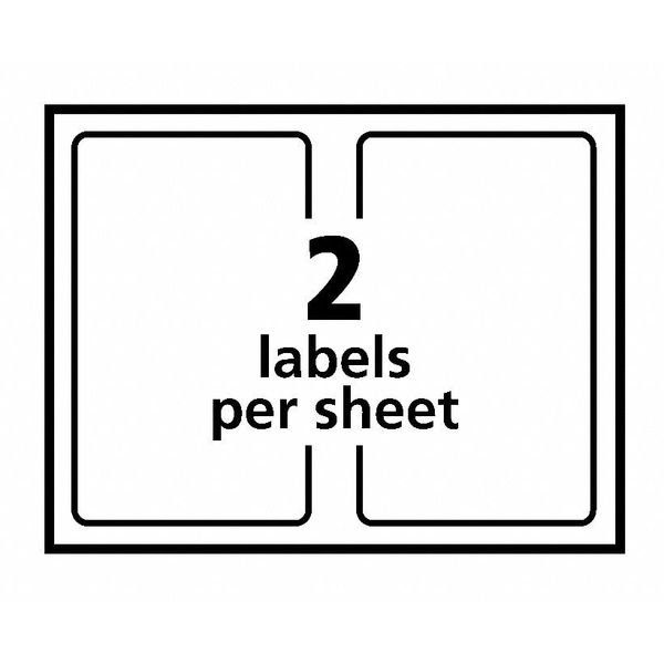 AveryÂ® Internet Shipping Labels with TrueBlockÂ® Technology for Laser Printers 5126, 5-1/2