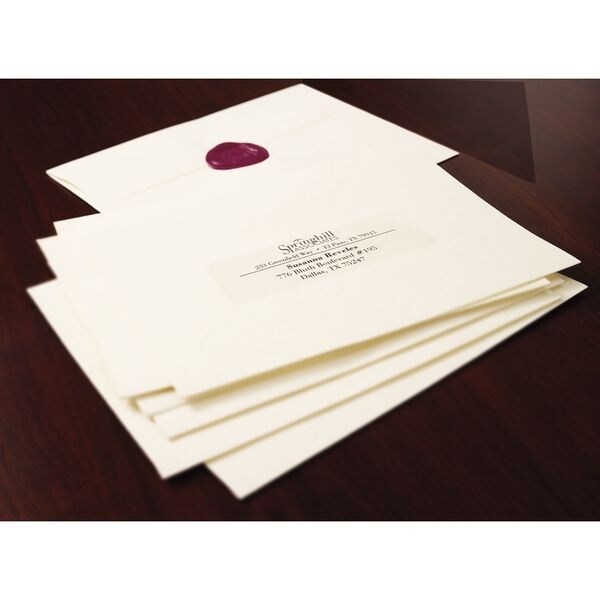 AveryÂ® Clear Easy PeelÂ® Address Labels for Laser Printers 5662, 1-1/3