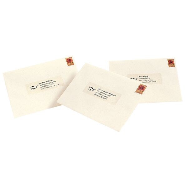 AveryÂ® Clear Easy PeelÂ® Address Labels for Laser Printers 5662, 1-1/3