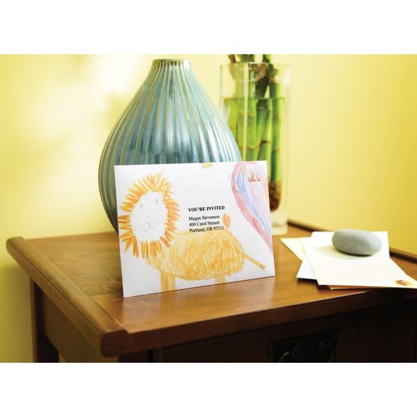 AveryÂ® Clear Easy PeelÂ® Shipping Labels for Laser Printers 5663, 2