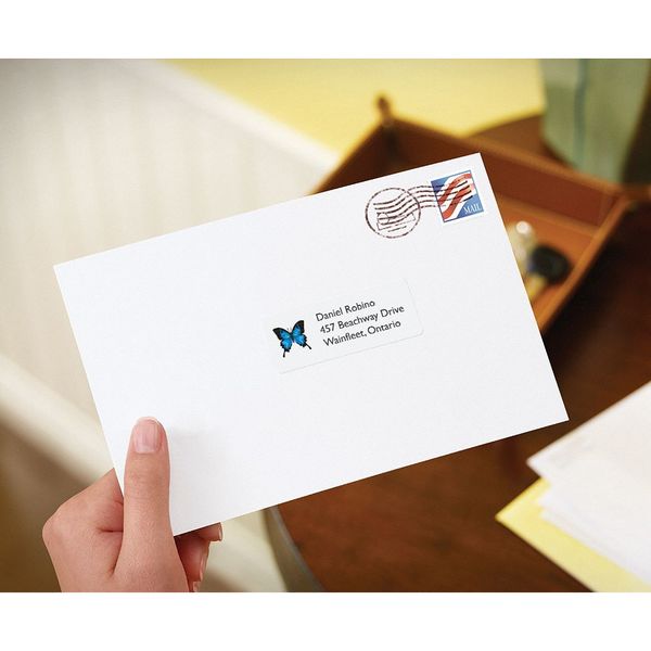 AveryÂ® Easy PeelÂ® Return Address Labels for Laser Printers 5167, 1/2