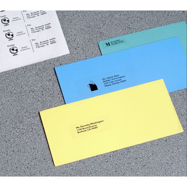 AveryÂ® Clear Easy PeelÂ® Address Labels for Laser Printers 5660Â®, 1