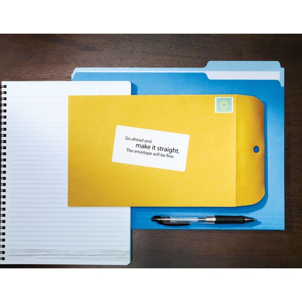 AveryÂ® Repositionable Shipping Labels for Laser Printers 55163, 2