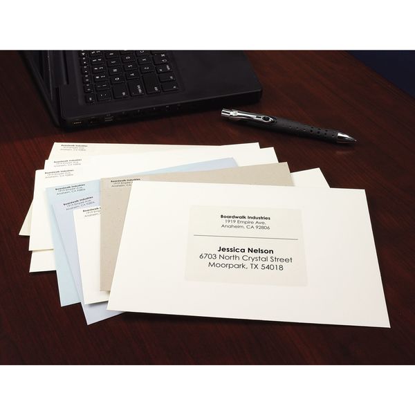 AveryÂ® Clear Easy PeelÂ® Shipping Labels for Laser Printers 5664, 3-1/3