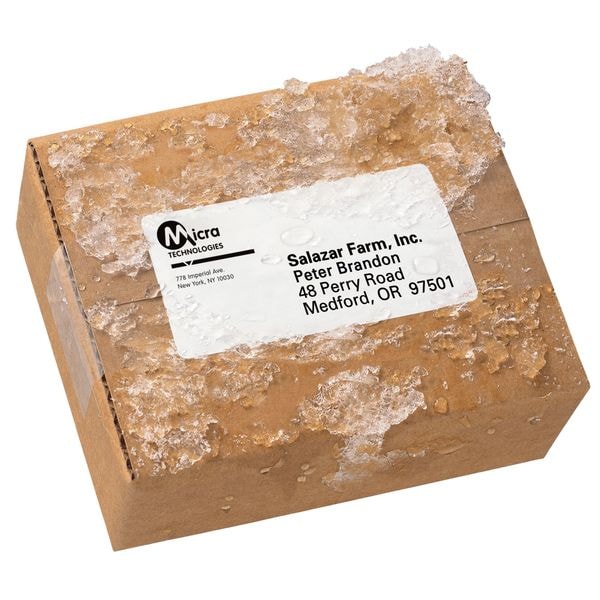 AveryÂ® WeatherProofâ¢ Mailing Labels with TrueBlockÂ® Technology for Laser Printers 5523, 2