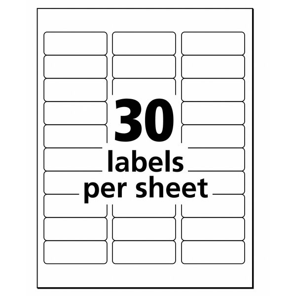 AveryÂ® EcoFriendly Address Labels 48460, 1