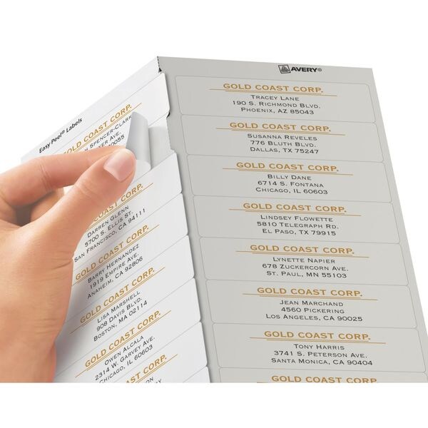 AveryÂ® Easy PeelÂ® Address Labels for Inkjet Printers 8461, 1