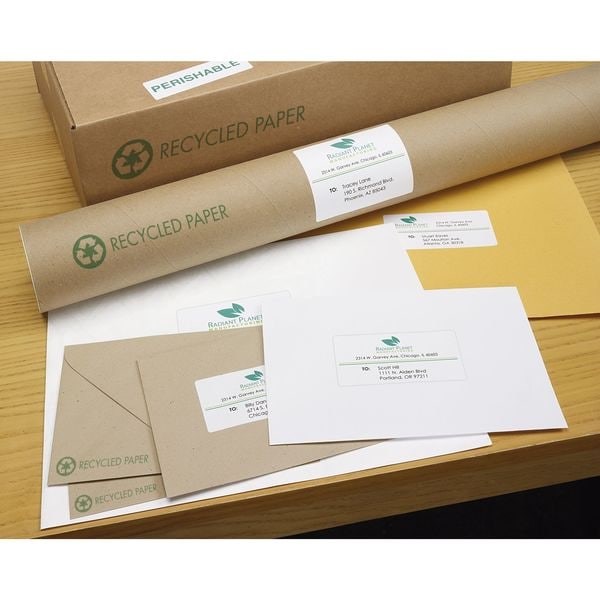 AveryÂ® EcoFriendly Shipping Labels 48163, 2