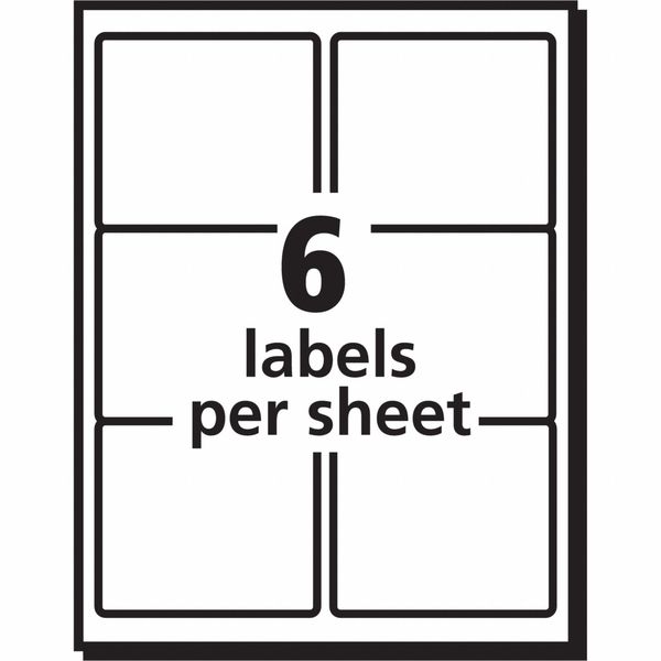 AveryÂ® EcoFriendly Shipping Labels 48464, 3-1/3