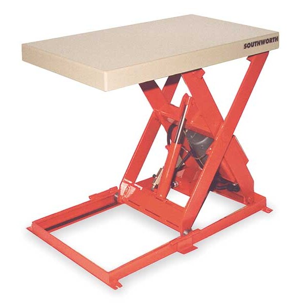Scissor Lift Table, 1100 lb. Cap, 115V, 20