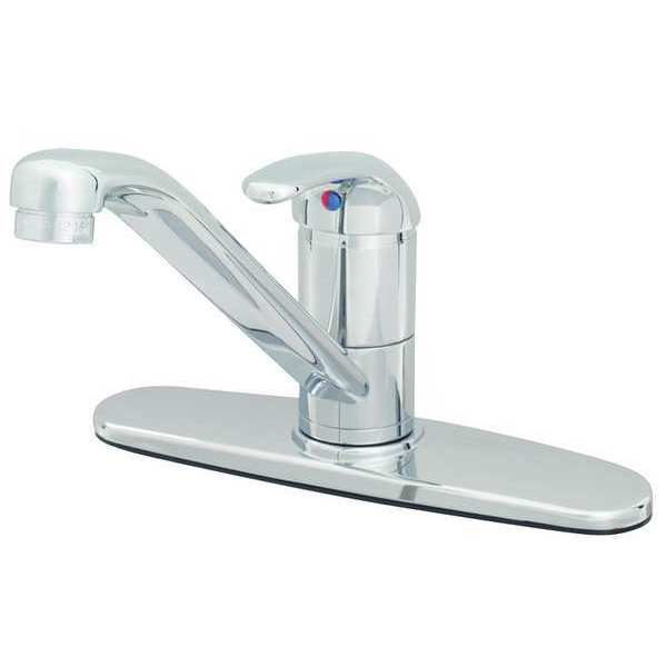 Manual, Single Hole Only Mount, 1 Hole Low Arc Kitchen Faucet