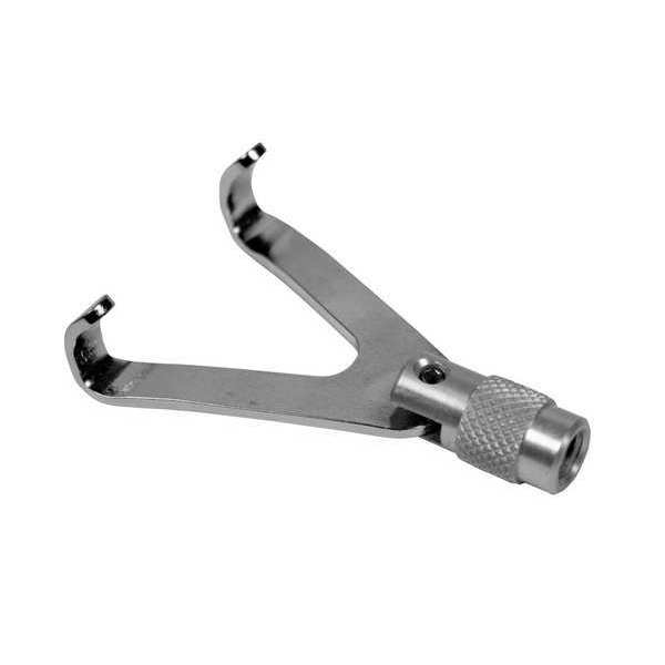 Aluminum Fork Hook, 20 lb Cap, M6 Thread
