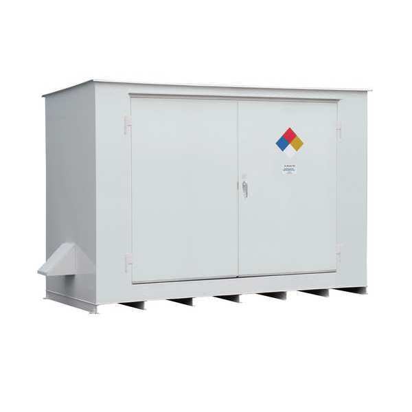 Storage Building, 10x55 Gal. Cap, White
