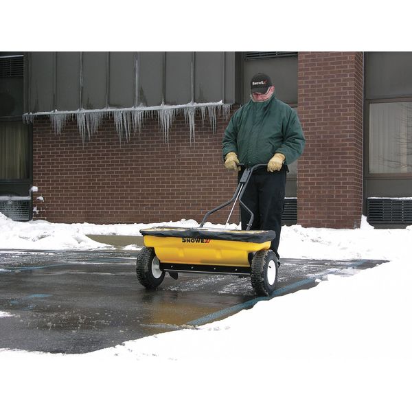 160 lb. capacity Walk-Behind Drop Spreader