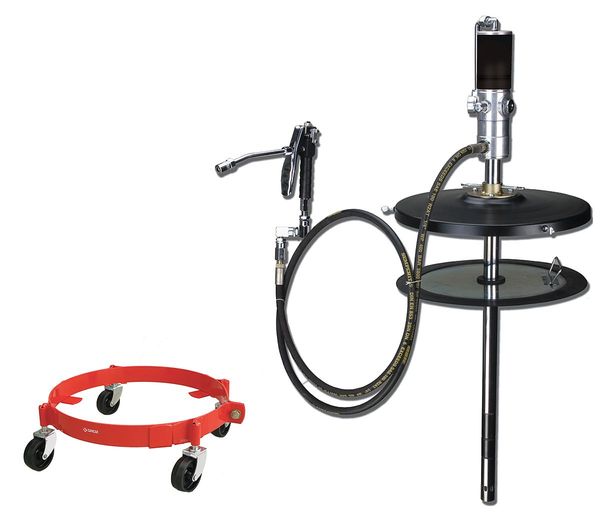 Portable Grease Pump, 120 lb./16 gal, 50:1
