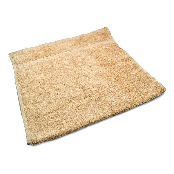 Bath Towel, 16x30 In, Beige, PK12