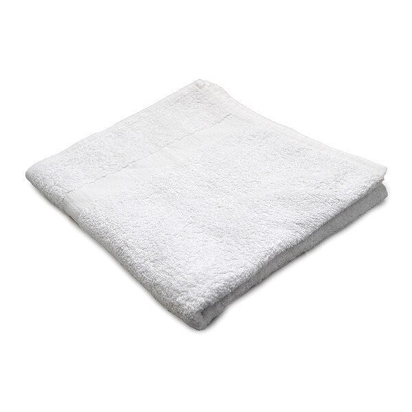 Bath Towel, 20x44 In., White, PK12