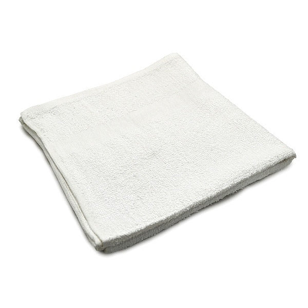 Bath Towel, 20x40 In., White, PK12