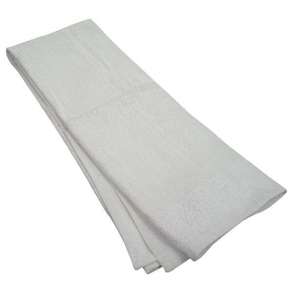 Bath Towel, 24x48 In., White, PK12