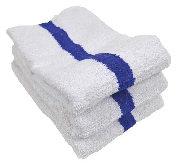 Pool Towel, 22x44 In., Striped, PK12