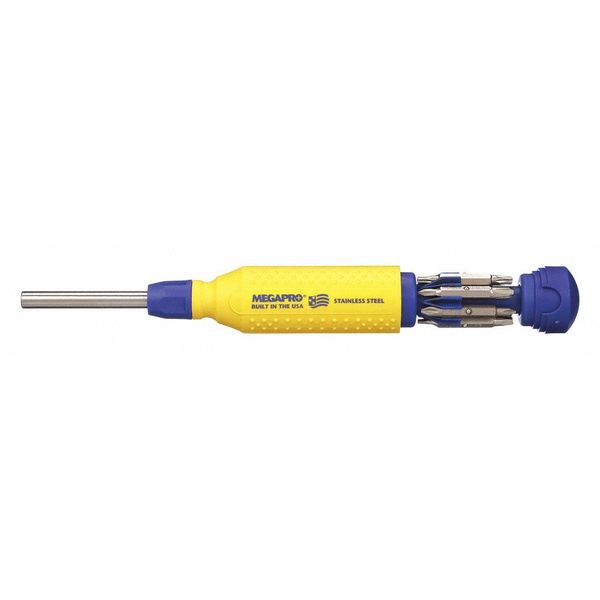 Phillips, Square, Star, Slot Bit 8 1/2 in, Drive Size: 1/4 in , Num. of pieces:8