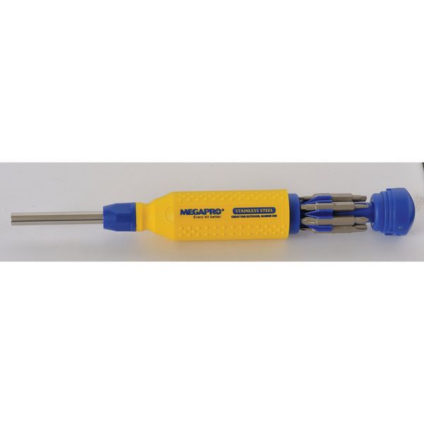 Phillips, Square, Star, Slot Bit 8 1/2 in, Drive Size: 1/4 in , Num. of pieces:8