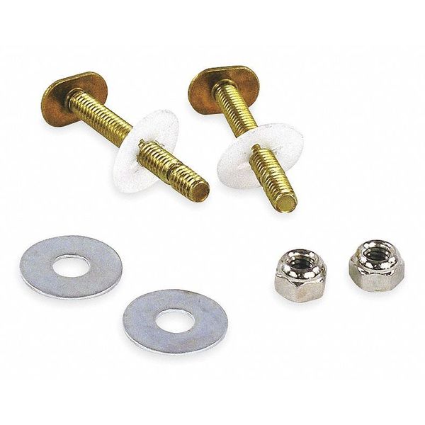 Bolt Set, Toilet, 1/4