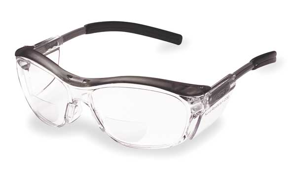 Reading Glasses, +2.5, Clear, Polycarbonate