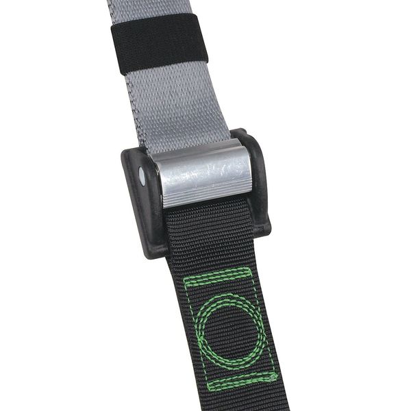 Full Body Harness, Vest Style, L/XL, Polyester, Black
