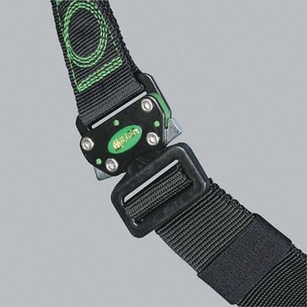 Full Body Harness, Vest Style, L/XL, Polyester, Black