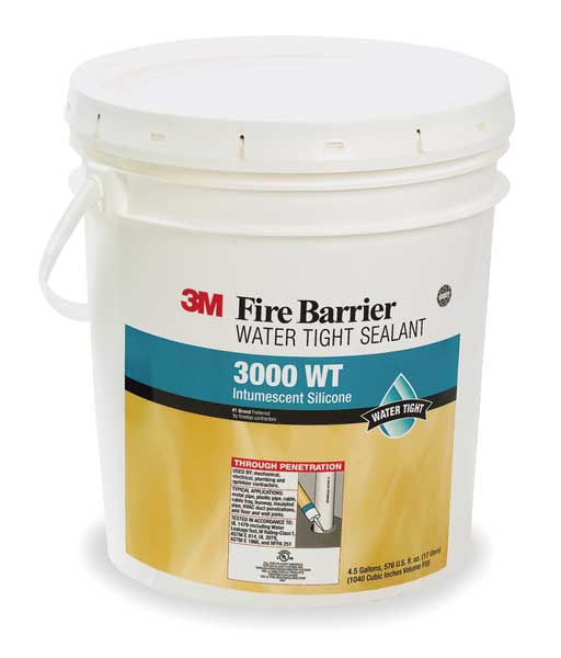 Fire Barrier Sealant, Gray, 4.5 gal