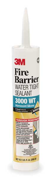 Fire Barrier Sealant, 10.1 oz., Gray