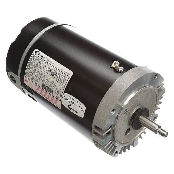 Pool Pump Motor, Permanent Split Capacitor, 1 1/2 HP, 56J Frame, 3,450 Nameplate RPM