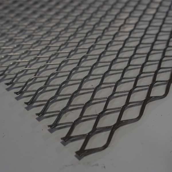Expanded Sheet, Rsd, Carbon, 4x4 ft, 1/2-#16