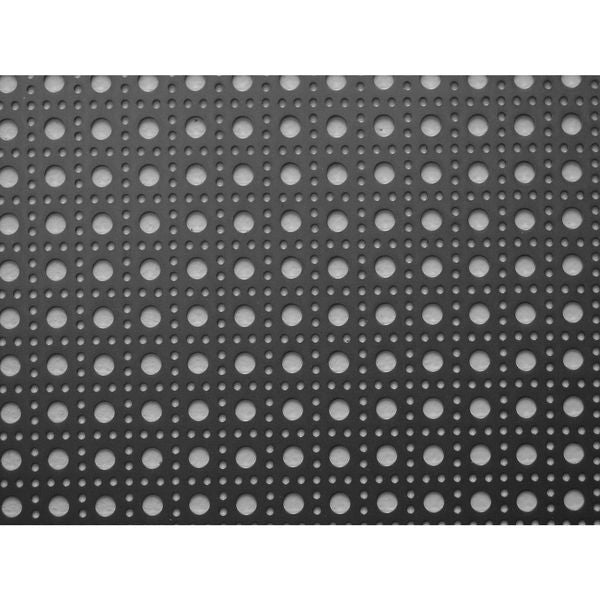 Sheet, Perf, Al, 40x36, 20 ga, 0.25In Dia, Hex
