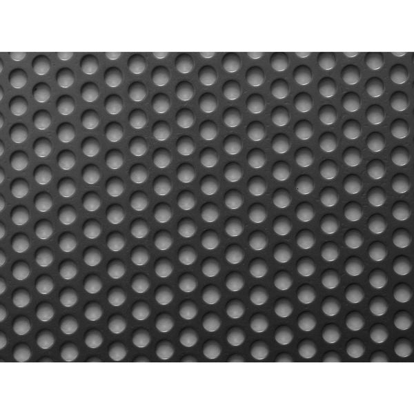 Sheet, Perf, Stl, 40x36, 18 ga, 0.250 Dia, Rnd