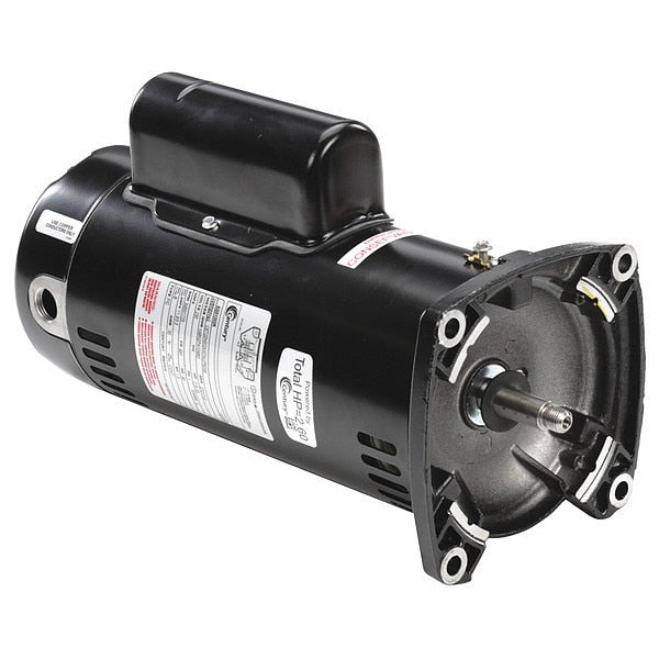 Pool Pump Motor, Permanent Split Capacitor, 2, 1/3 HP, 48Y Frame, 3,450/1,725 Nameplate RPM